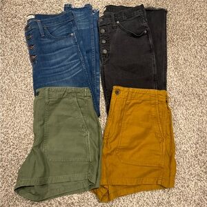 Madewell Lot - 2 Jeans / 2 Shorts